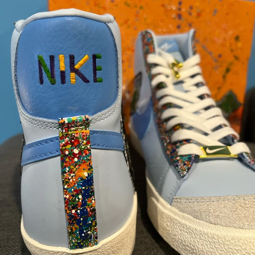 Notorious BIG Custom Nike Blazer Mid 1977 Throwback - Picture 5 of 16